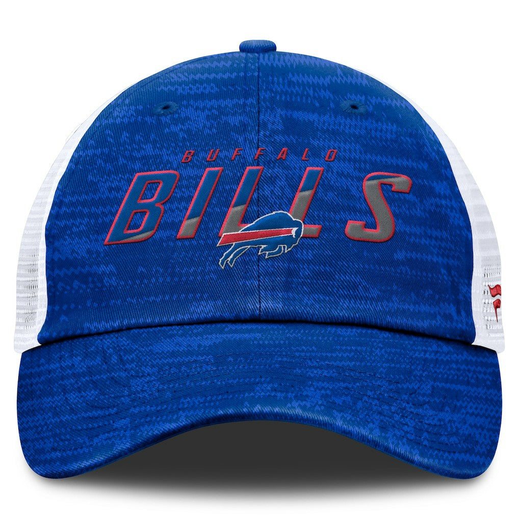 Buffalo Bills Challenge Trucker Adjustable Hat Heather Royal - Fanatics
