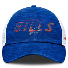 Buffalo Bills Challenge Trucker Adjustable Hat Heather Royal - Fanatics