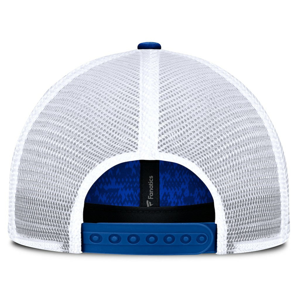 Buffalo Bills Challenge Trucker Adjustable Hat Heather Royal - Fanatics