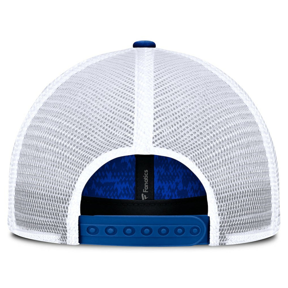 Buffalo Bills Challenge Trucker Adjustable Hat Heather Royal - Fanatics