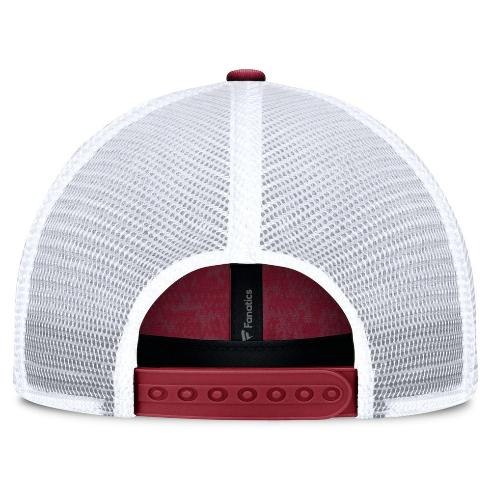 Arizona Cardinals Challenge Trucker Adjustable Hat Heather Cardinal - Fanatics