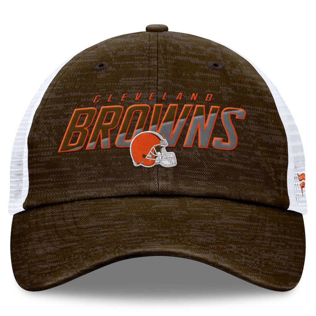 Cleveland Browns Challenge Trucker Adjustable Hat Brown - Fanatics