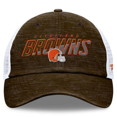 Cleveland Browns Challenge Trucker Adjustable Hat Brown - Fanatics