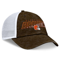 Cleveland Browns Challenge Trucker Adjustable Hat Brown - Fanatics
