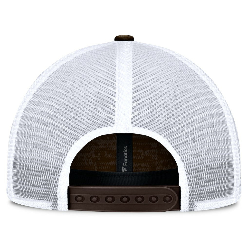 Cleveland Browns Challenge Trucker Adjustable Hat Brown - Fanatics