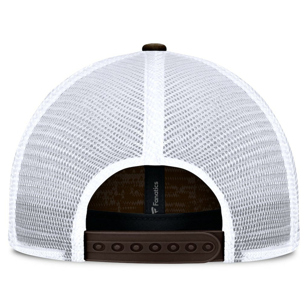 Cleveland Browns Challenge Trucker Adjustable Hat Brown - Fanatics