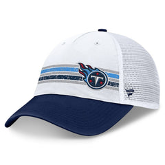 Tennessee Titans Flawless Stripe Adjustable Hat White/Navy - Fanatics