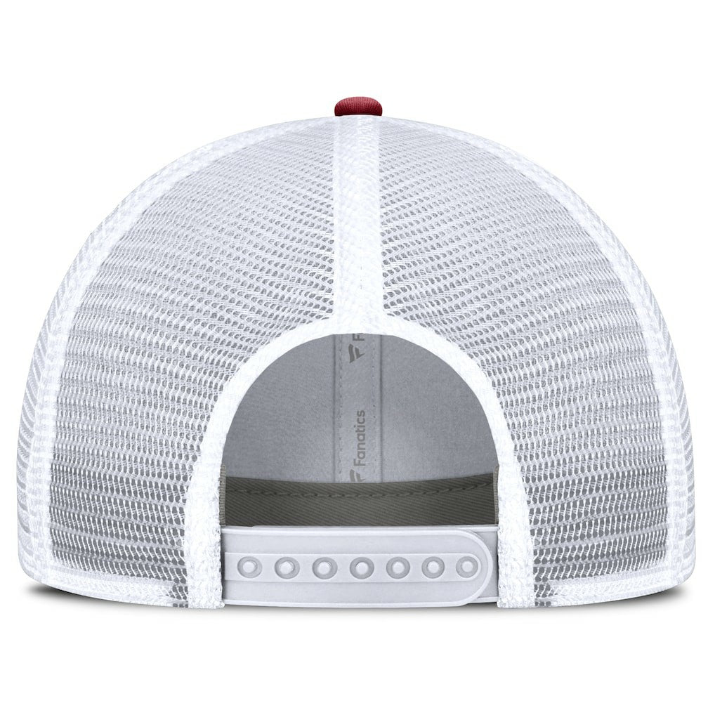 Arizona Cardinals Flawless Stripe Adjustable Hat White/Cardinal - Fanatics