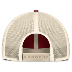 Arizona Cardinals Center Stripe Trucker Adjustable Hat Cardinal/Natural - Fanatics