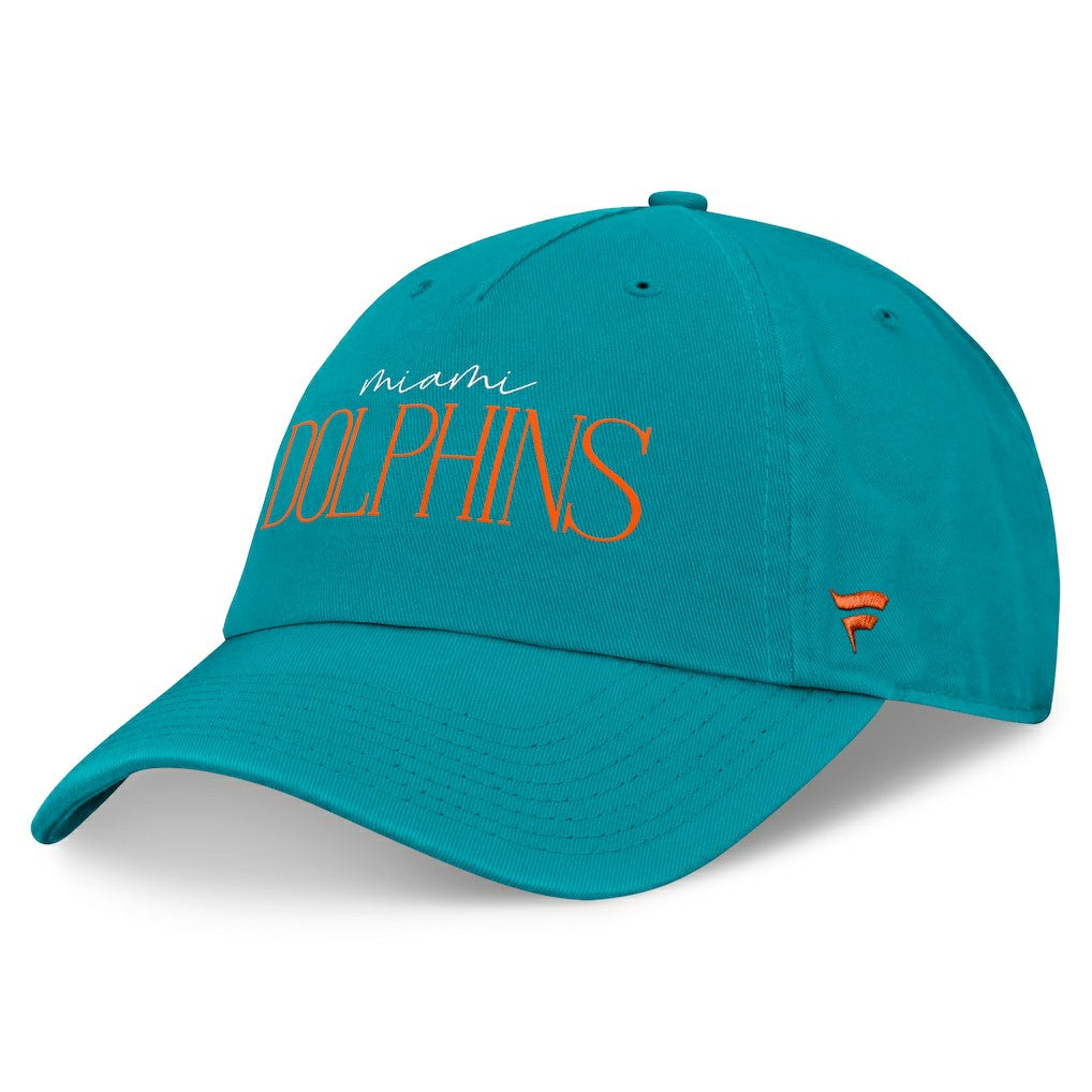 Miami Dolphins Women's Review Unstructured Adjustable Hat Aqua - Fanatics