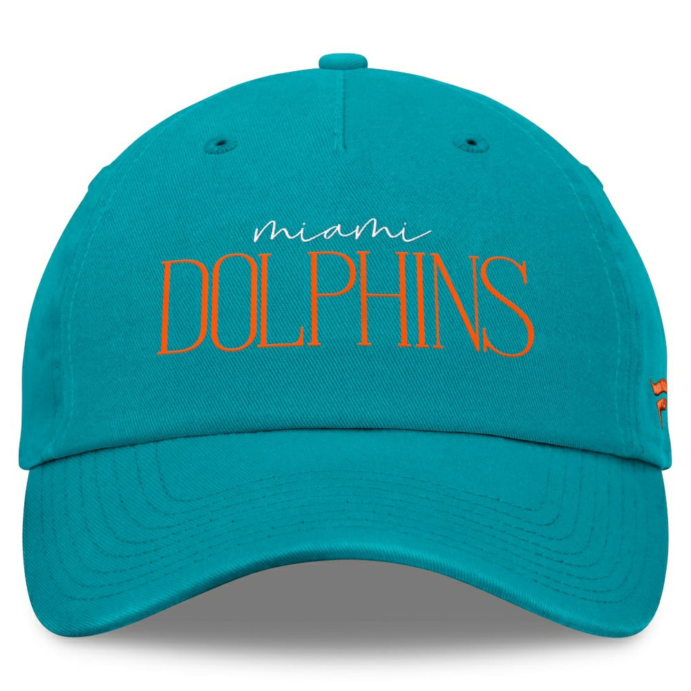 Miami Dolphins Women's Review Unstructured Adjustable Hat Aqua - Fanatics