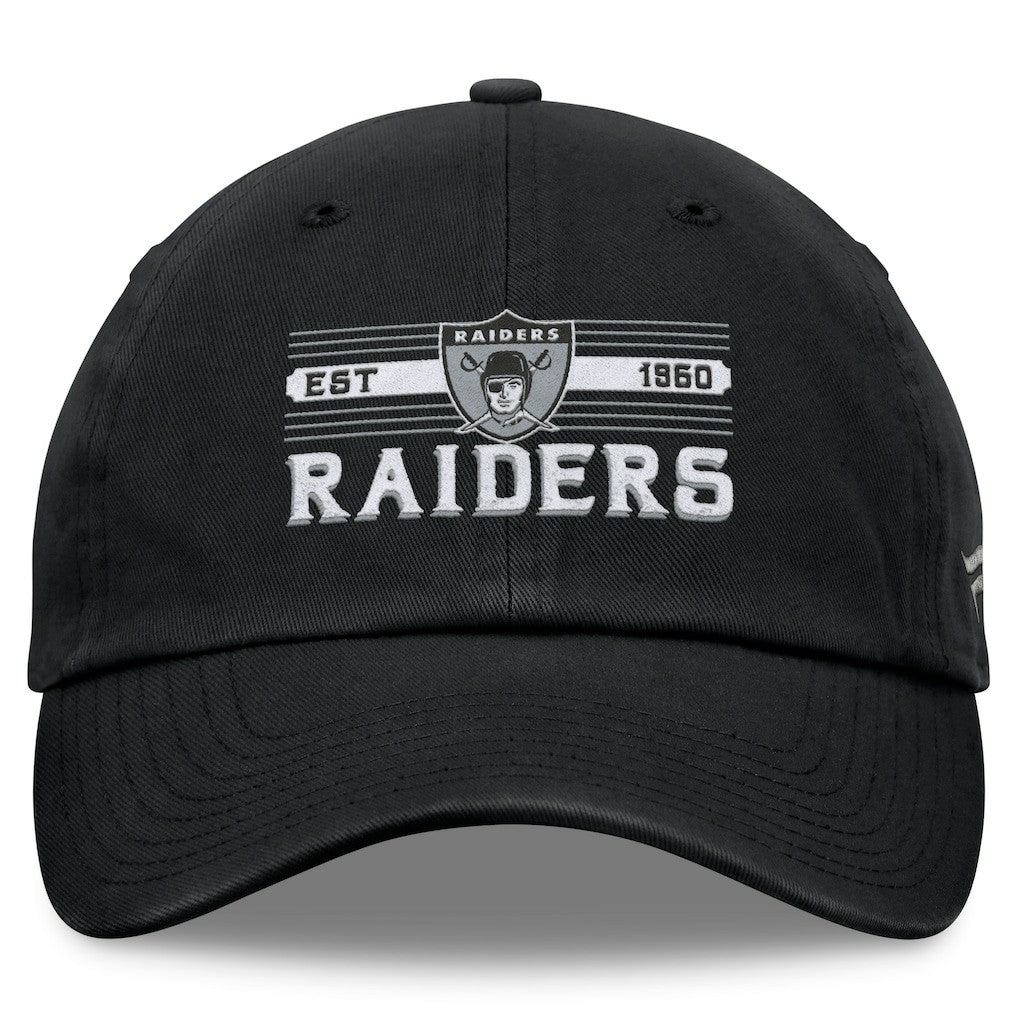 Las Vegas Raiders Vintage Delay Adjustable Hat Black - Fanatics