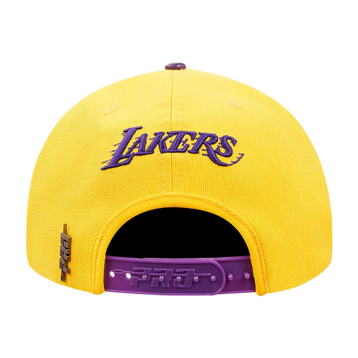 NBA - Los Angeles Lakers Pro Standard Logo Morph Snapback Hat - Gold/Purple
