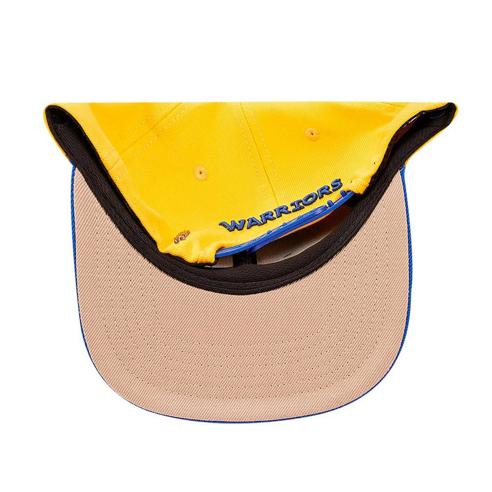 NBA - Golden State Warriors Pro Standard Logo Morph Snapback Hat - Gold/Royal