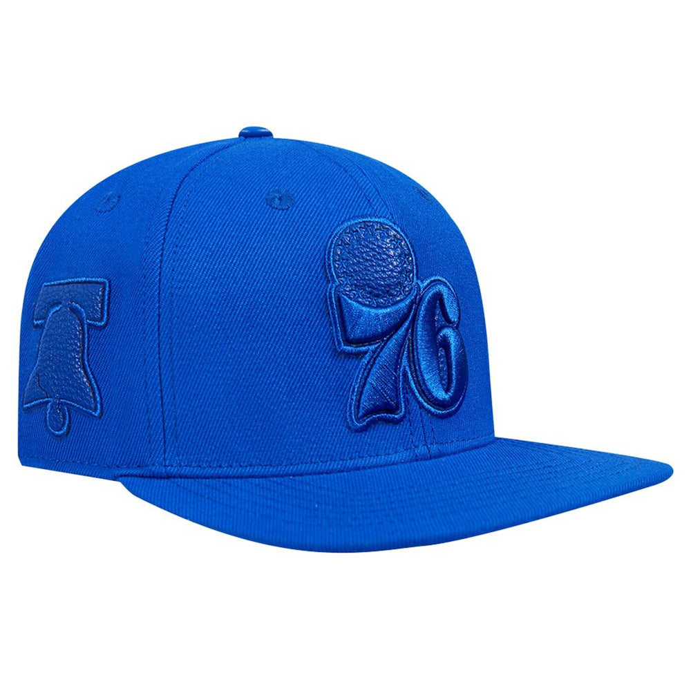NBA - Philadelphia 76ers Pro Standard Triple Tonal Snapback Hat - Royal
