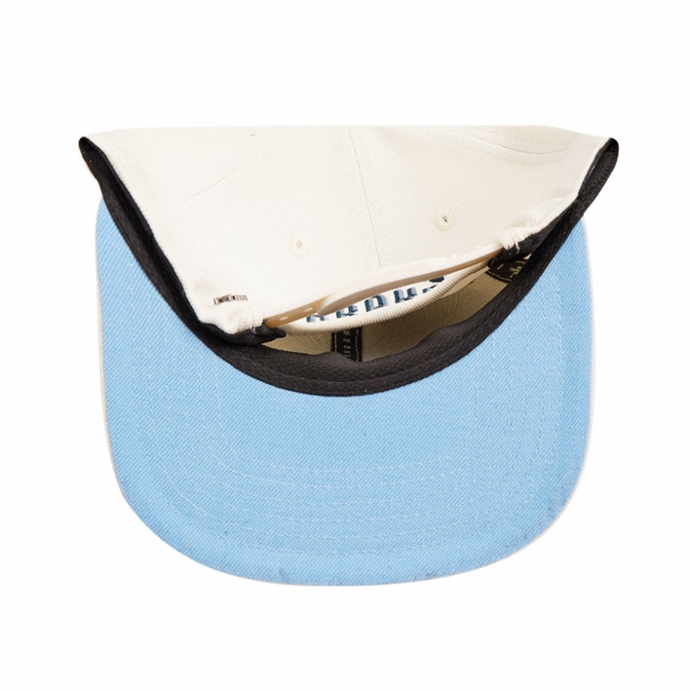 Seattle Kraken Pro Standard Retro Classic Logo Snapback Hat Cream