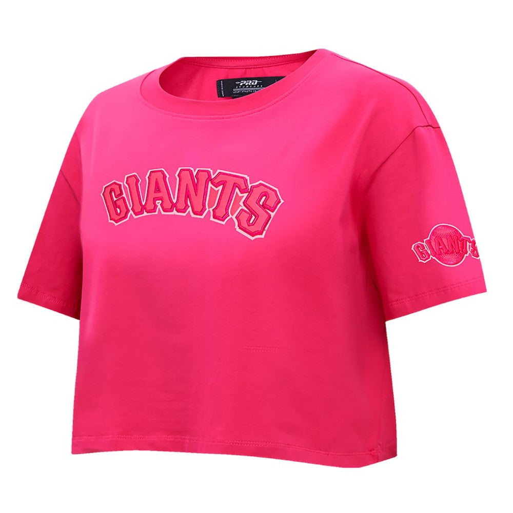 San Francisco Giants Pro Standard Women's Triple Pink Boxy Cropped T-Shirt discount