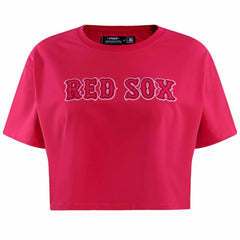 Boston Red Sox Pro Standard Women's Triple Pink Boxy Cropped T-Shirt Online