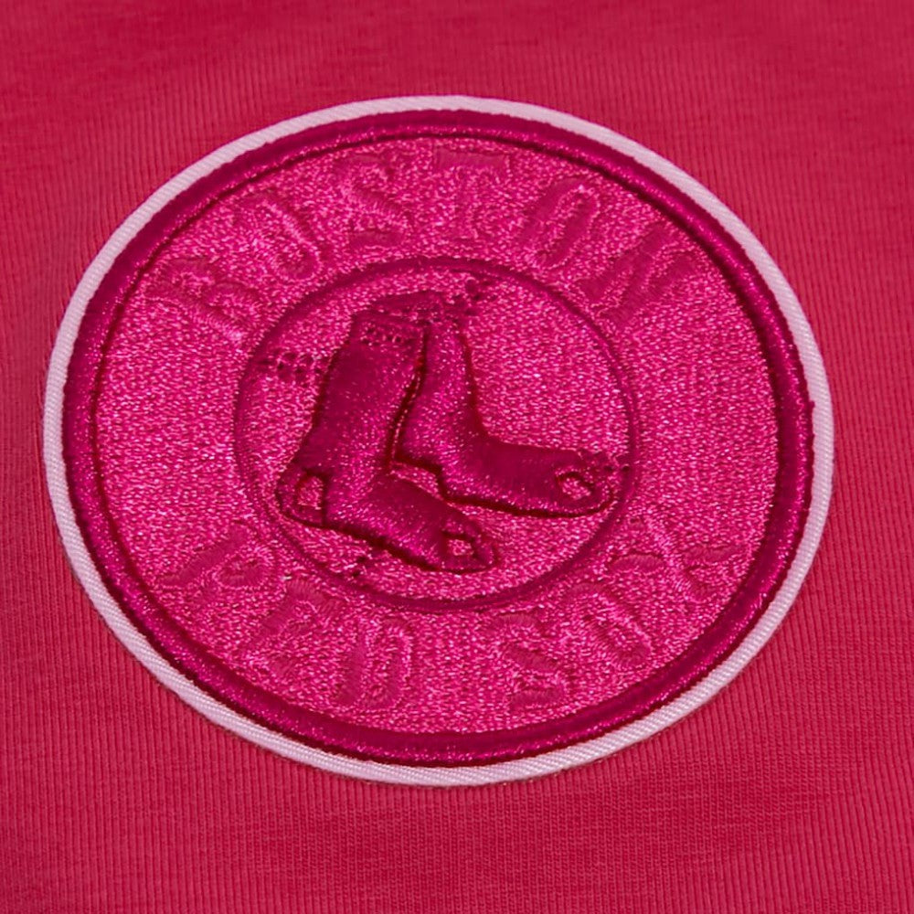 Boston Red Sox Pro Standard Women's Triple Pink Boxy Cropped T-Shirt Online