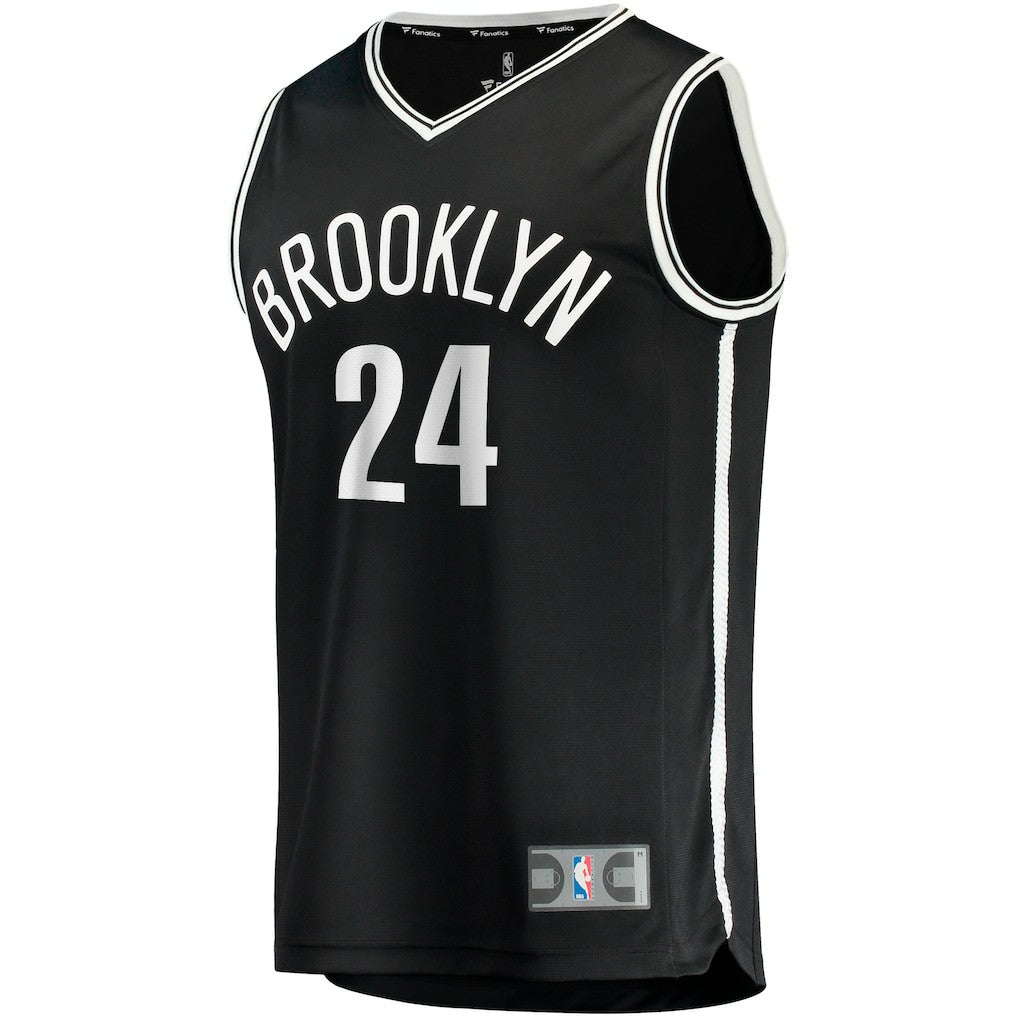 Cam Thomas Brooklyn Nets Big & Tall Fast Break Player Jersey - Black - Icon Edition | NBA Jerseys