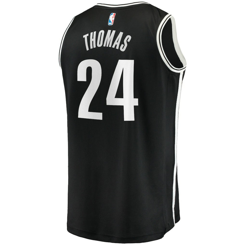 Fanatics - Cam Thomas Brooklyn Nets Big & Tall Fast Break Player Jersey - Black - Icon Edition