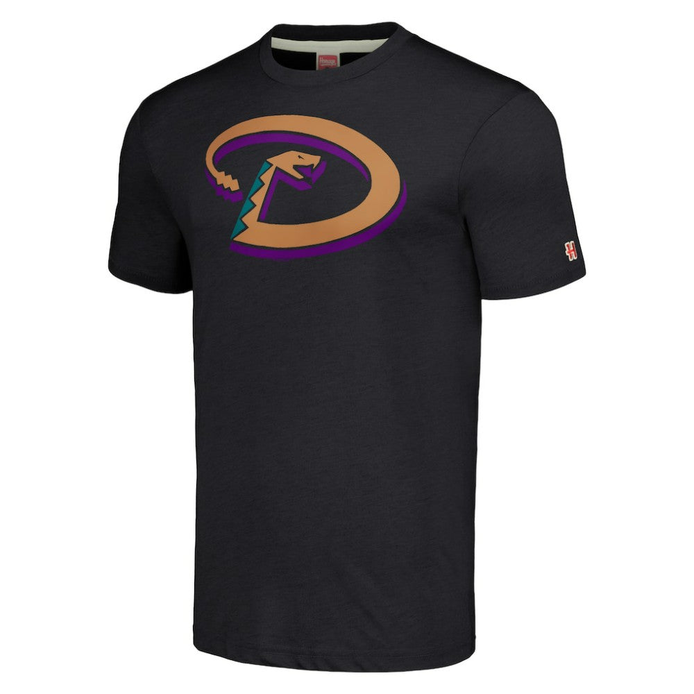 Arizona Diamondbacks Homage Hand-Drawn Logo Tri-Blend T-Shirt discount