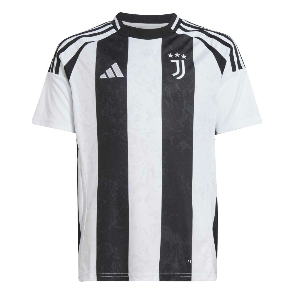 Adidas Juventus Youth 2024/25 Home Replica Jerseys - White