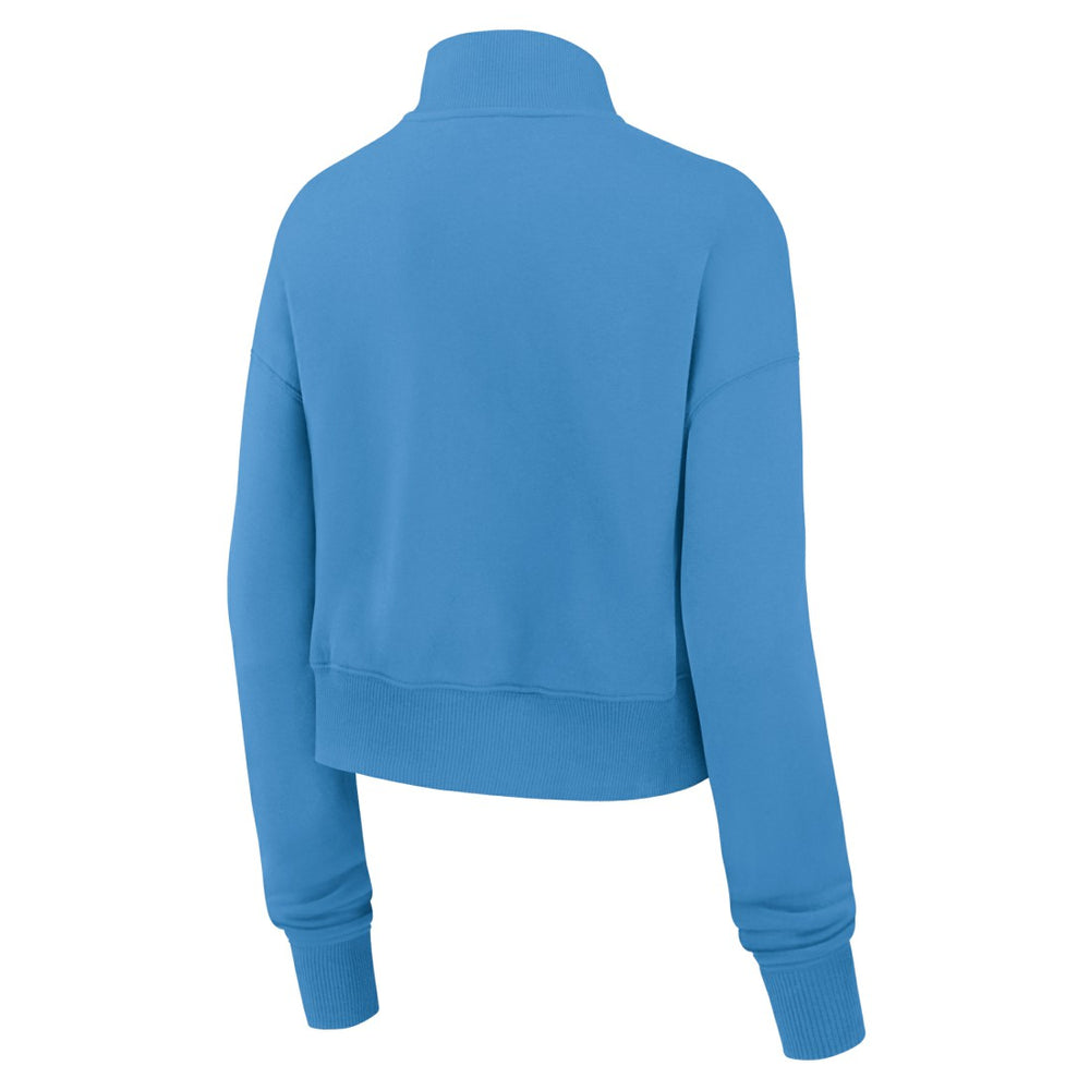 Tennessee Titans Women's Rewind Phoenix Half-Zip Sweatshirt Light Blue - Nike