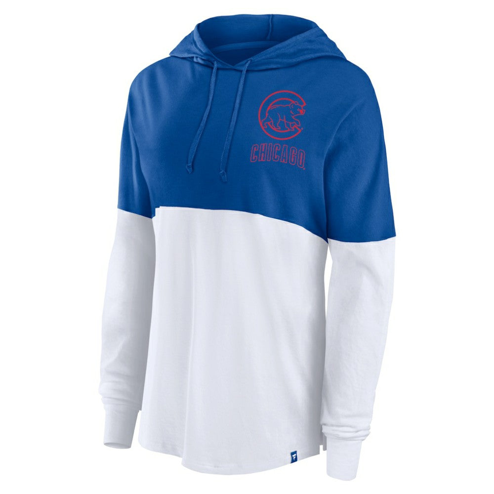 Chicago Cubs Fanatics Women's Backup Option Pullover Hoodie On Sale