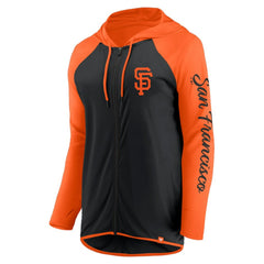 San Francisco Giants Fanatics Women's Script Sleeve Full-Zip Hoodie On Sale