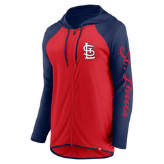 St. Louis Cardinals Fanatics Women's Script Sleeve Full-Zip Hoodie On Sale