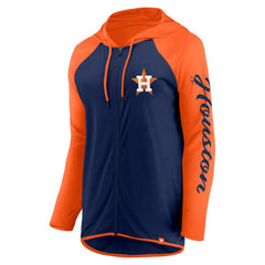 Houston Astros Fanatics Women's Script Sleeve Full-Zip Hoodie Lifestyle