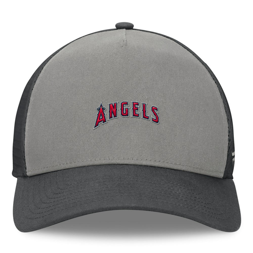 Los Angeles Angels Fanatics A-Frame Trucker Adjustable Hat Online