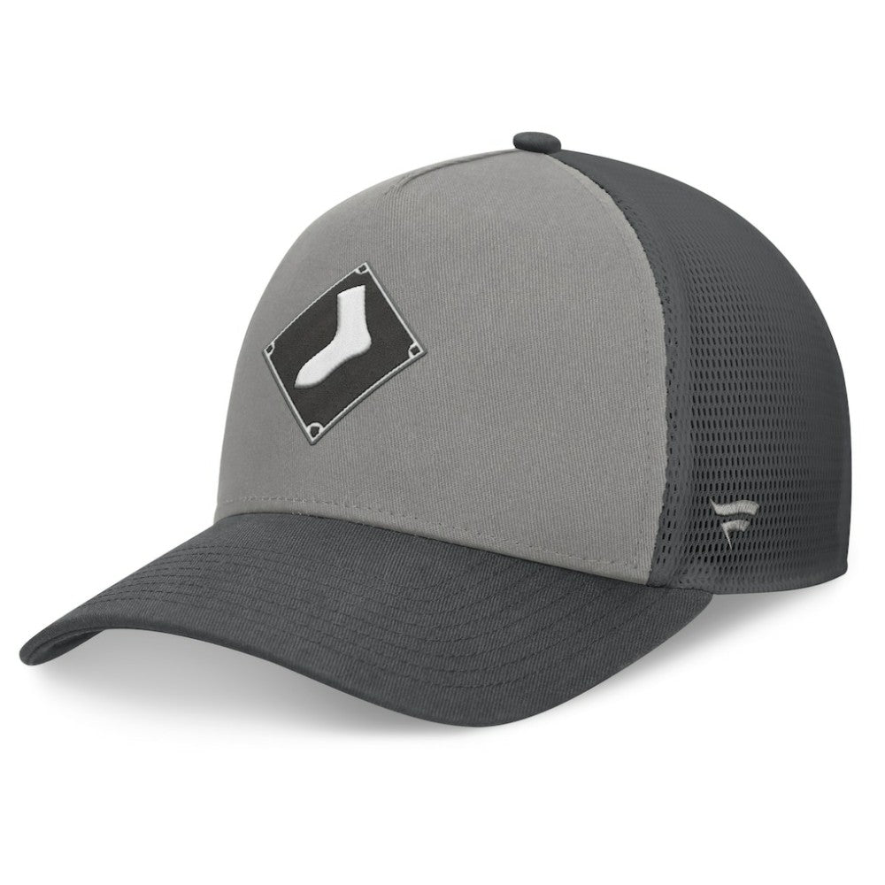 Chicago White Sox Fanatics A-Frame Trucker Adjustable Hat Lifestyle