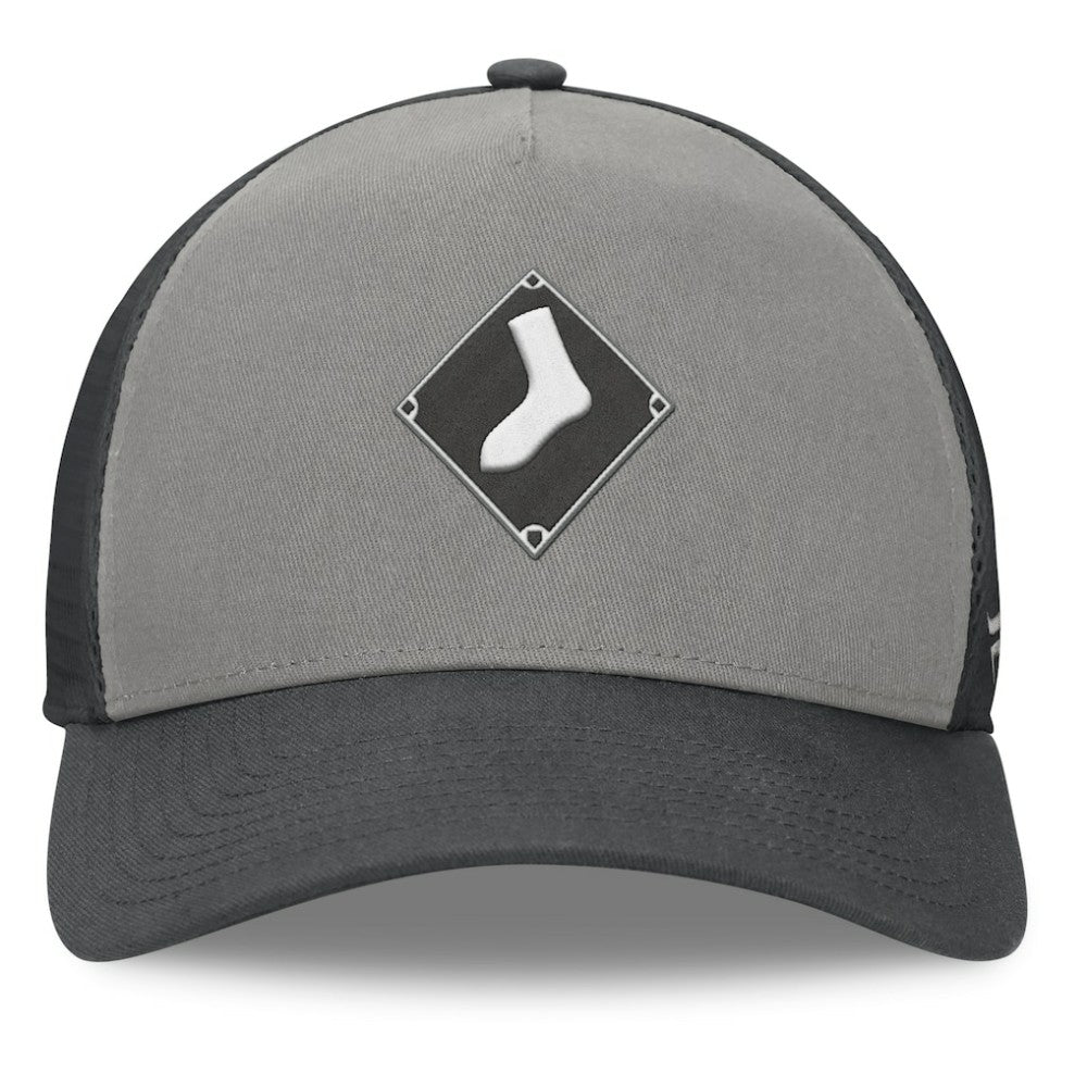 Chicago White Sox Fanatics A-Frame Trucker Adjustable Hat Lifestyle