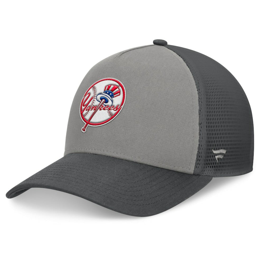 New York Yankees Fanatics A-Frame Trucker Adjustable Hat On Sale