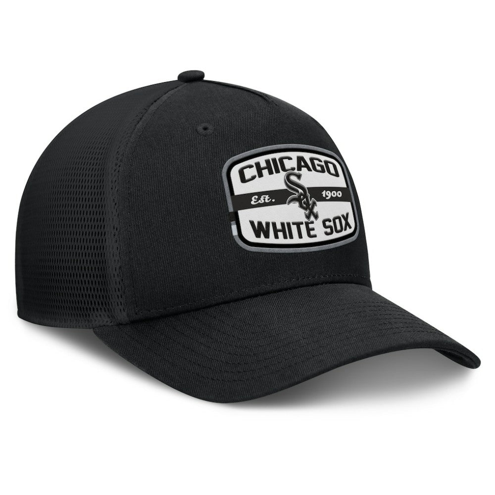 Chicago White Sox Fanatics Team Patch A-Frame Trucker Snapback Hat Sale