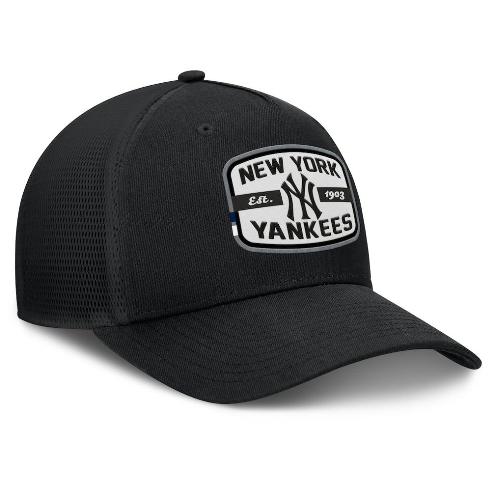 New York Yankees Fanatics Team Patch A-Frame Trucker Snapback Hat Online