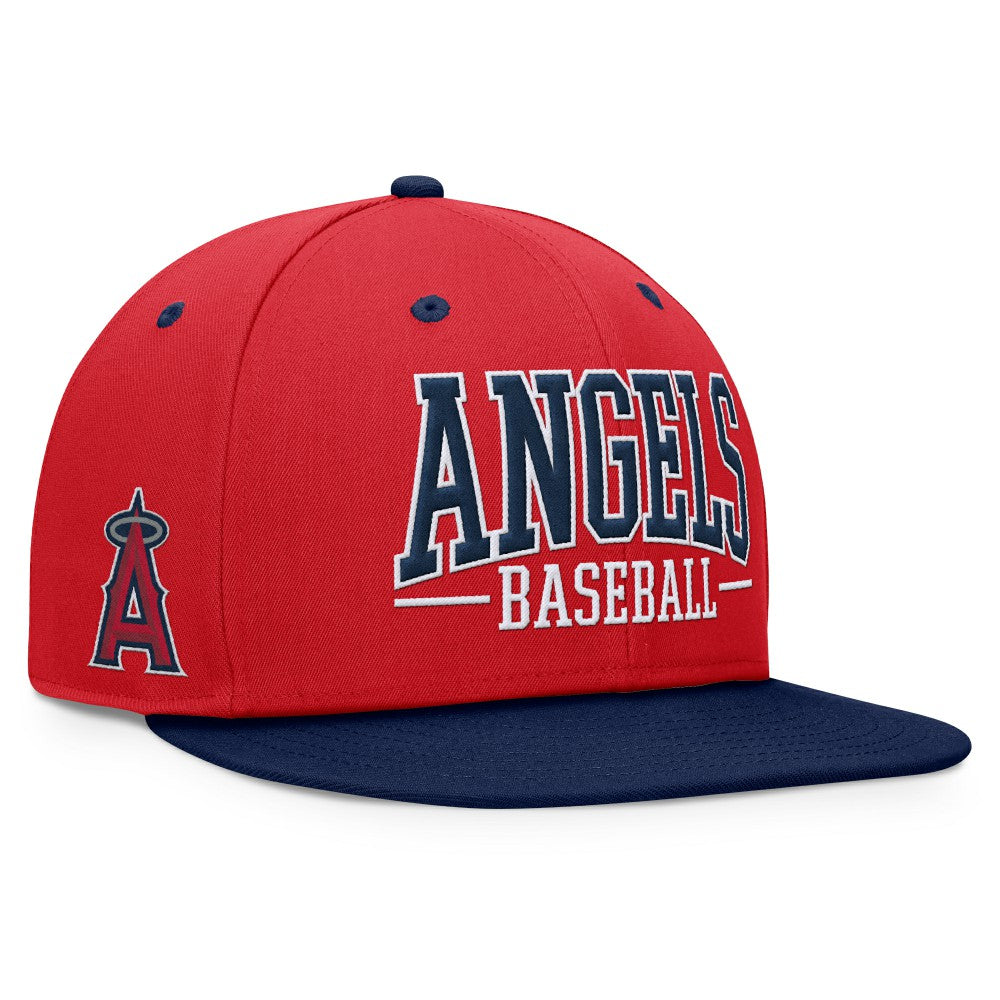 Los Angeles Angels Fanatics Fundamental Bold Snapback Hat discount