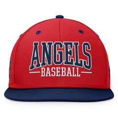 Los Angeles Angels Fanatics Fundamental Bold Snapback Hat discount