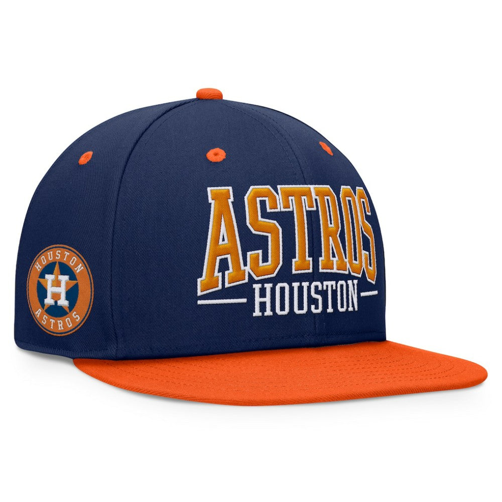 Houston Astros Fanatics Fundamental Bold Snapback Hat discount