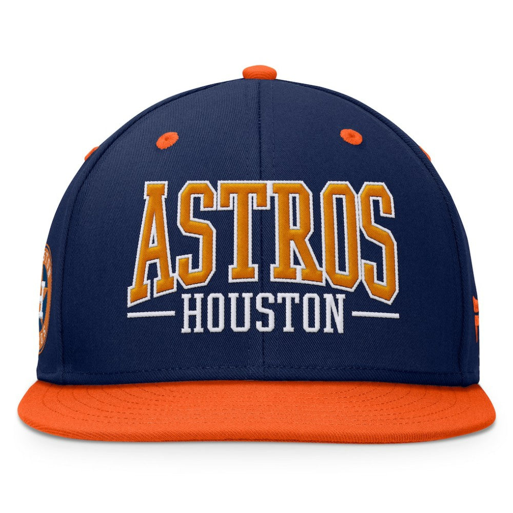 Houston Astros Fanatics Fundamental Bold Snapback Hat discount