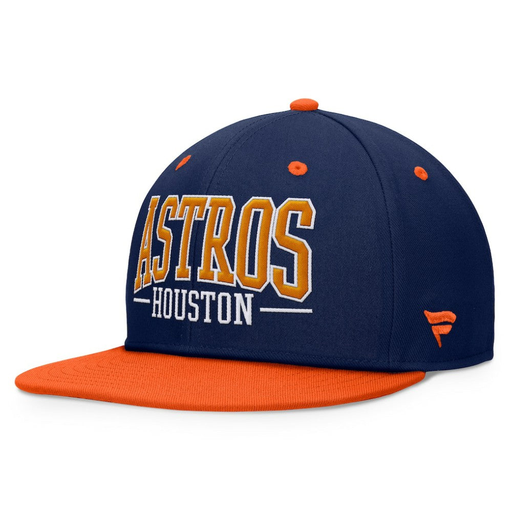 Houston Astros Fanatics Fundamental Bold Snapback Hat discount