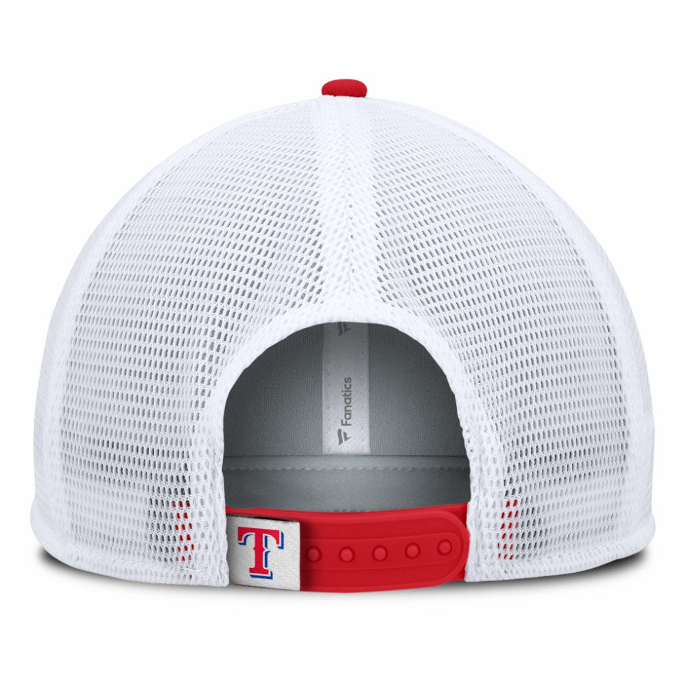 Texas Rangers Fanatics Fundamental Foam Front Snapback Hat On Sale