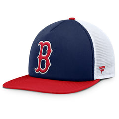 Boston Red Sox Fanatics Fundamental Foam Front Snapback Hat Lifestyle