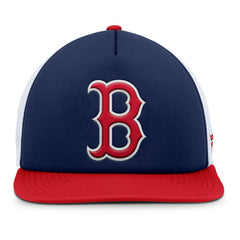 Boston Red Sox Fanatics Fundamental Foam Front Snapback Hat Lifestyle