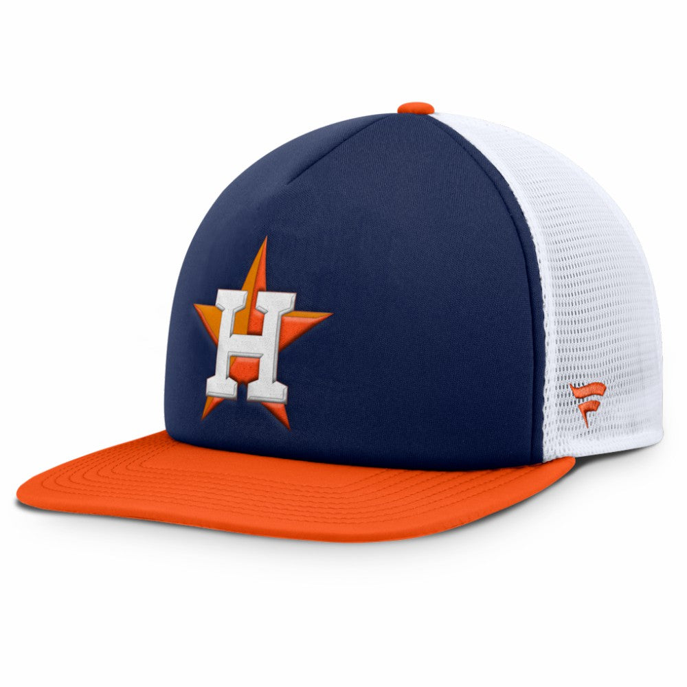 Houston Astros Fanatics Fundamental Foam Front Snapback Hat discount
