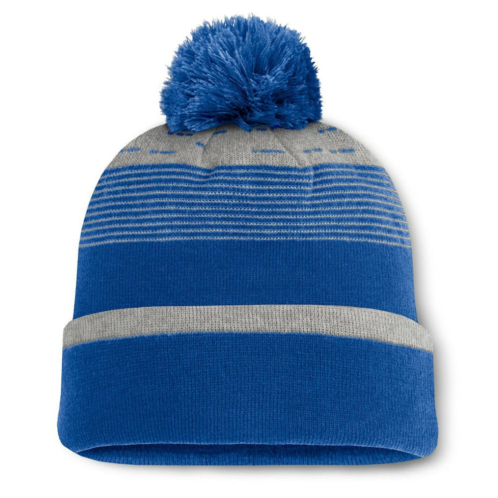 Chicago Cubs Fanatics Fundamental Gradient Cuffed Knit Hat with Pom On Sale