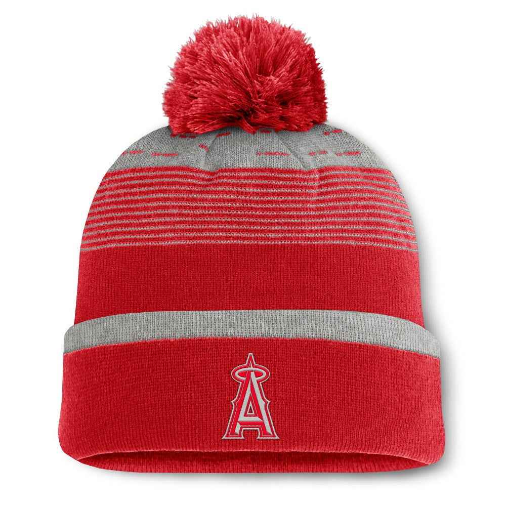 Los Angeles Angels Fanatics Fundamental Gradient Cuffed Knit Hat with Pom Online