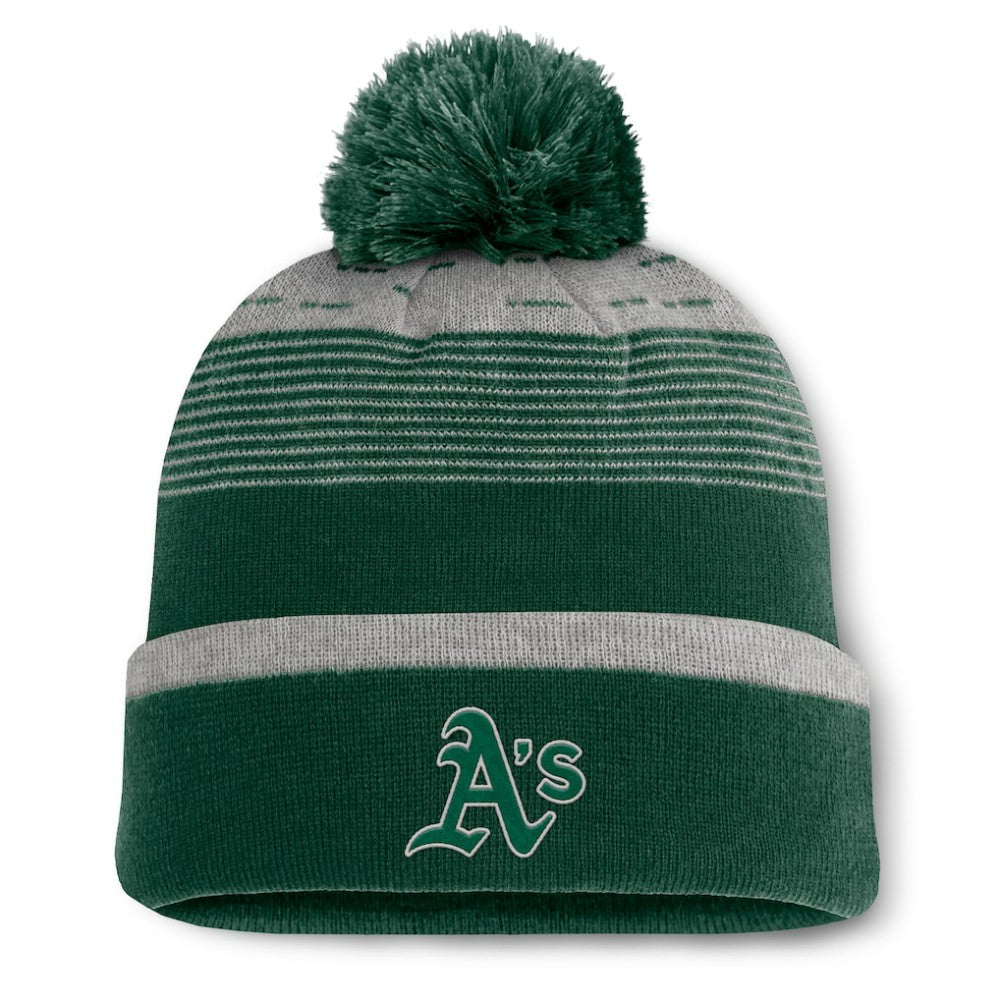 Athletics Fanatics Fundamental Gradient Cuffed Knit Hat with Pom Online